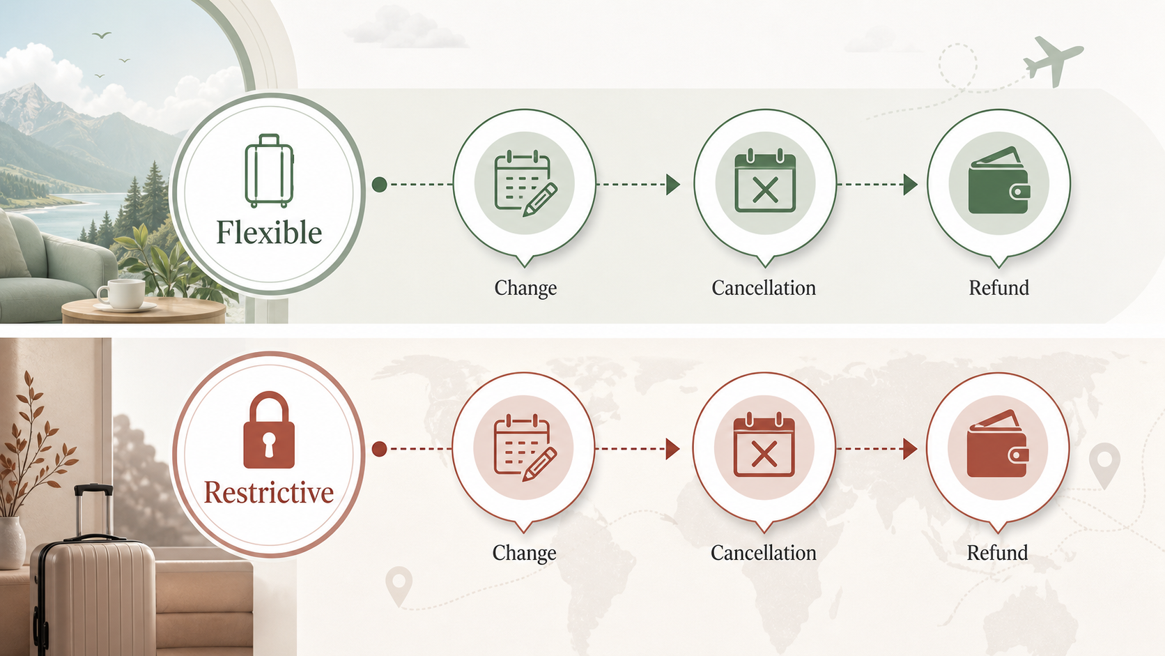 Make booking-risk trade-offs easier to assess before reservation