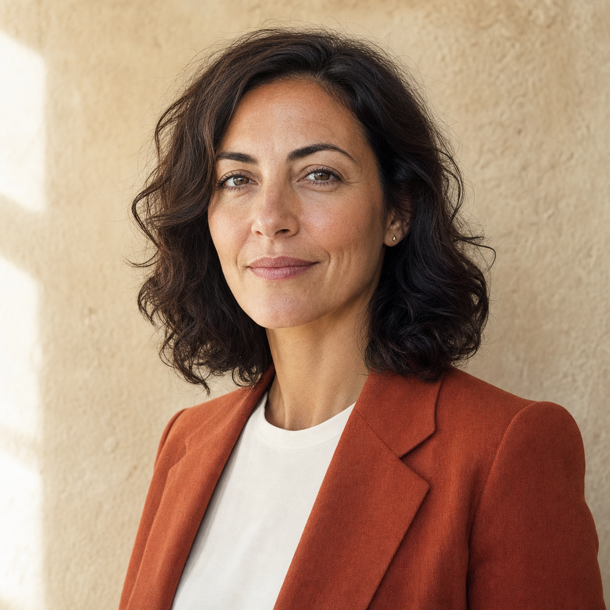 Editorial portrait of Lucia Moretti